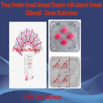 Generic Female Sildenafil Citrate Medications | PDF