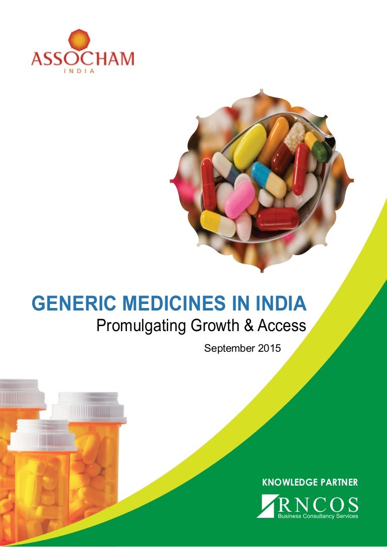 Generic medicines in india promulgating growth & access