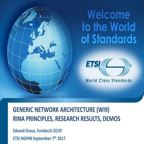 Generic network architecture discussion