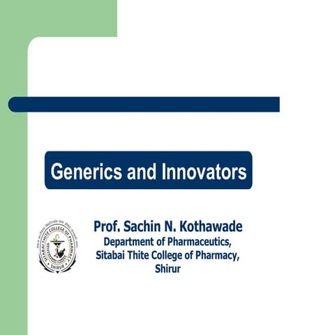 Generics And Innovators