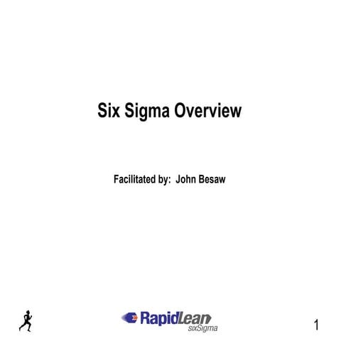 Generic Six Sigma Overview.Short Version For Web