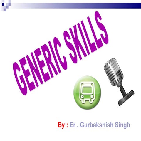 Generic skills