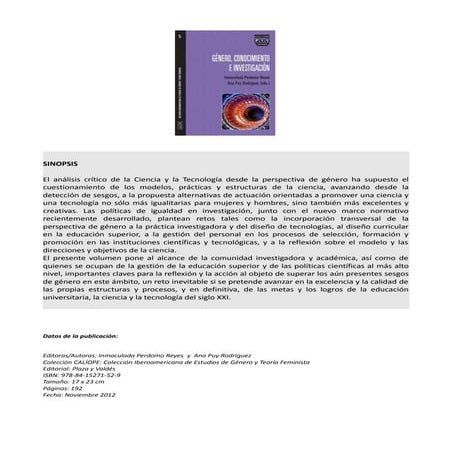 Genero conocimiento investigacion_indice y capitulo