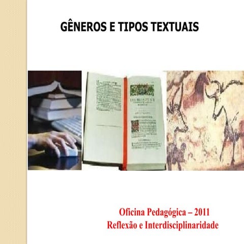 Generos e tipos textuais