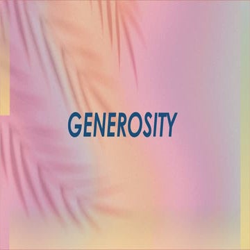 Generosity of man pleases our Jehovah pptx