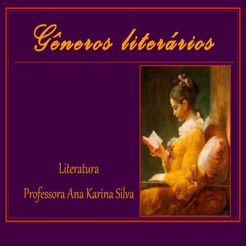 Generos literarios