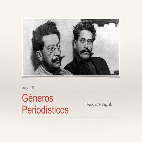 Generos Periodisticos