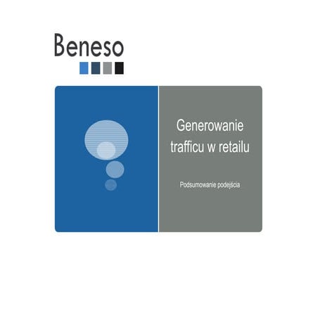 Generowanie trafficu w retailu
