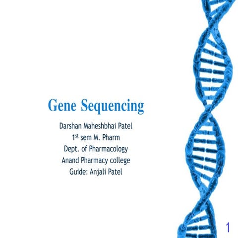 Gene sequencing technique