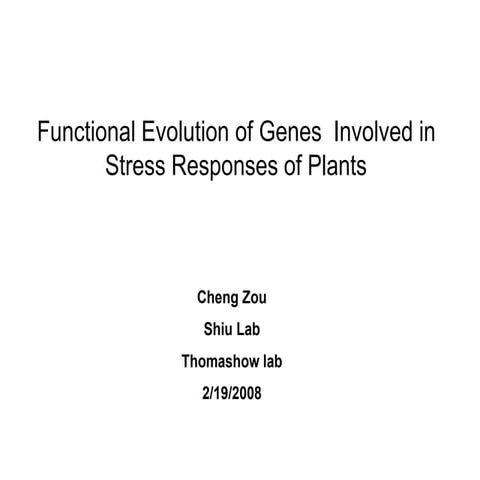 Genes_Involved_in_Plant_Stress_Response_and_Evolution.ppt