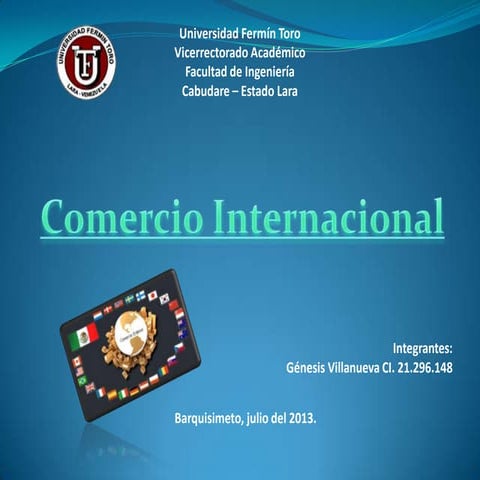 Mapa mental de comercio internacional | PPT