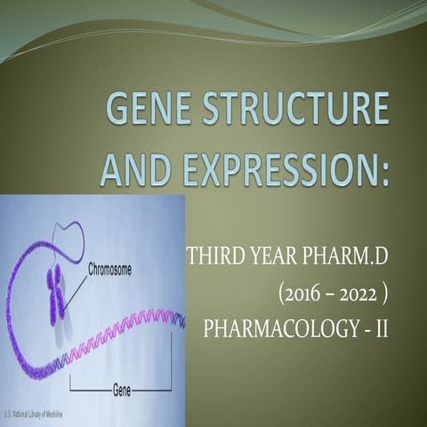 Gene structure and expreession