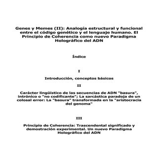 Genes y memes (ii), analogía estruc...