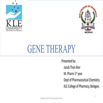 Gene therapy   