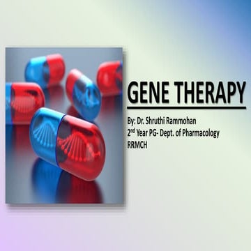 Gene therapy  