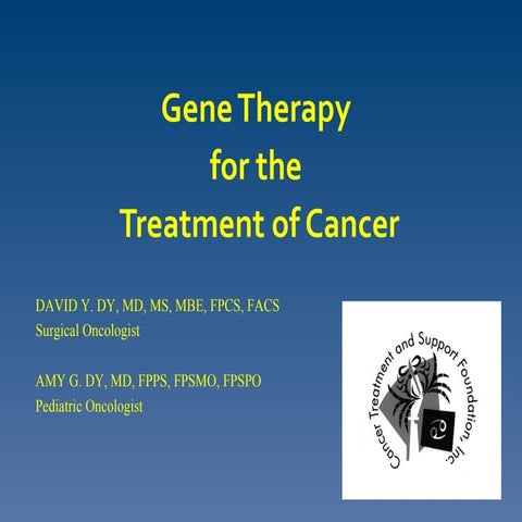 Gene therapy - a Powerpoint Presentation | PPT