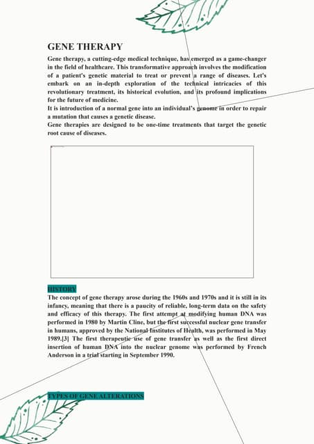 Gene Therapy Challenges and Success | PDF