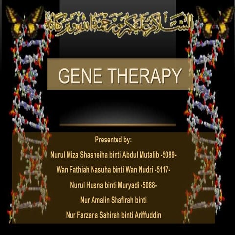 Gene therapy ppt