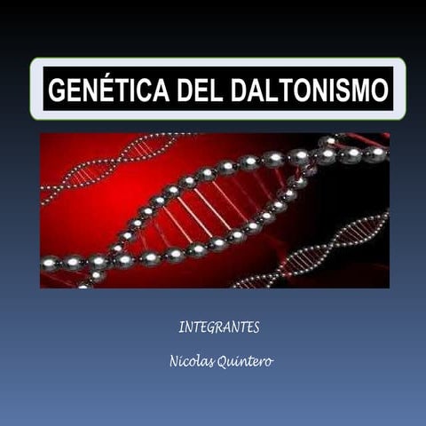 Genetica del daltonismo