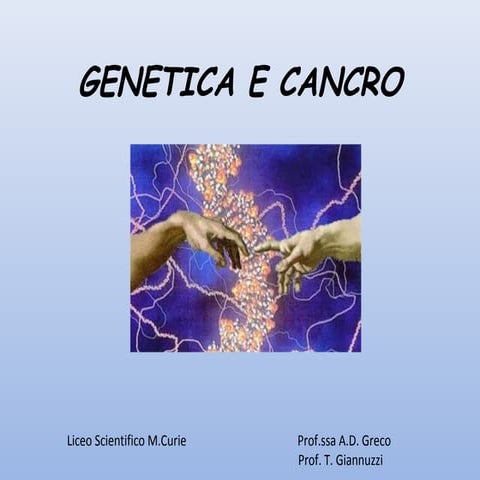 Genetica e cancro