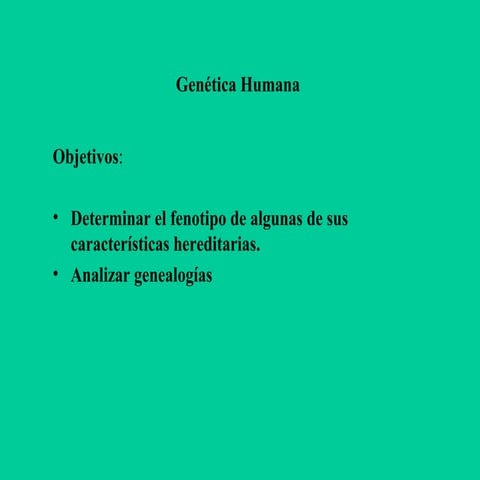 Genetica humana