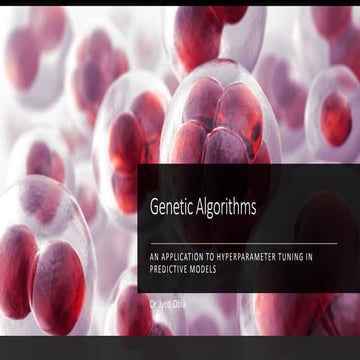 Genetic algorithm for hyperparameter tuning | PPTX