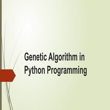 Genetic Algorithm in Python Programming.pptx