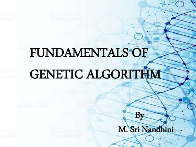 Genetic algorithms