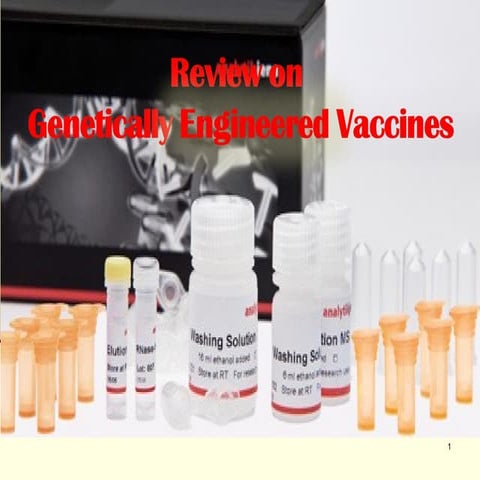 Genetically engineered vaccines