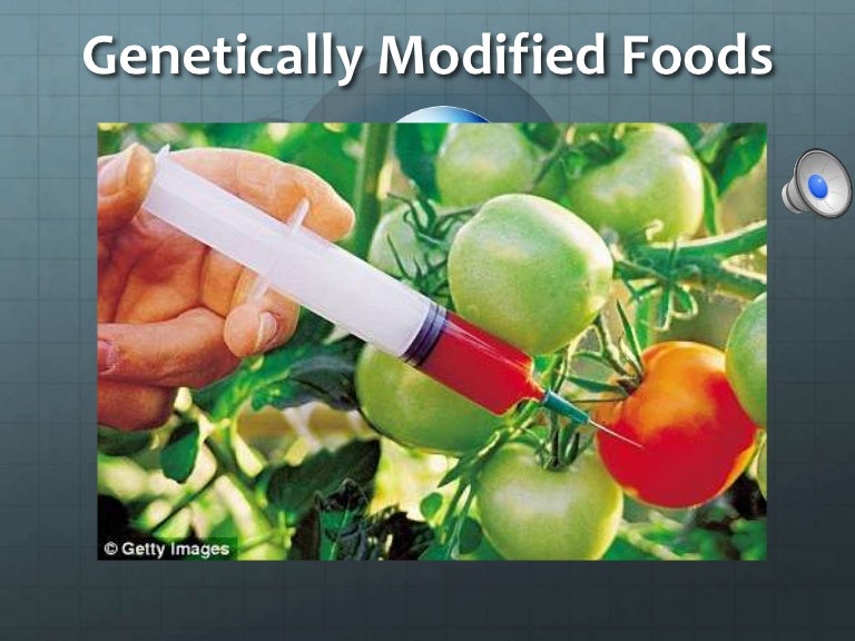 Genetically modified food background