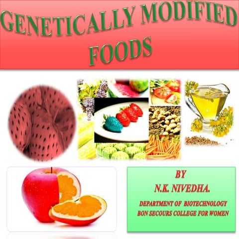 Genetically modified foods