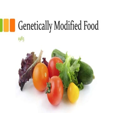 Genetically Modified Food