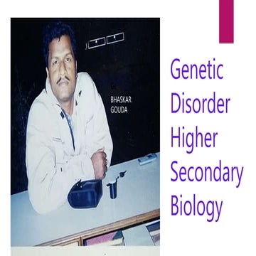 Genetic disorders