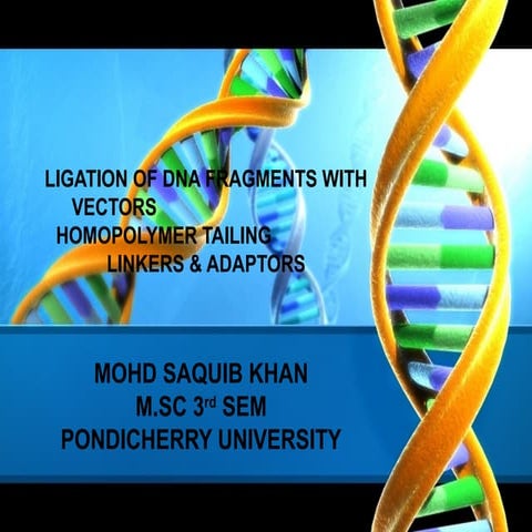 LIGATION OF DNA
