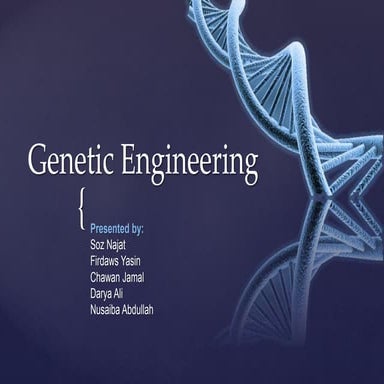 Genetic engineering