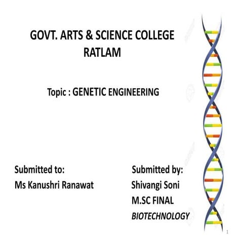 Genetic Engineering PPT