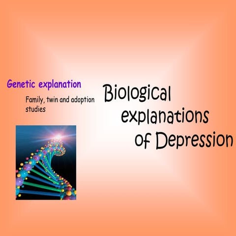 Genetic explanation