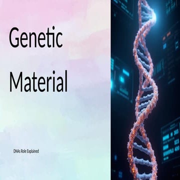 Genetic Material with DNA isolation.pptx