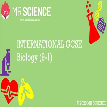 IGCSE Biology Edexcel (9-1)- Genetic modification