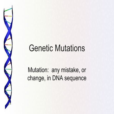 Genetic Mutations 2