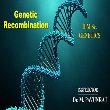 Genetic recombination