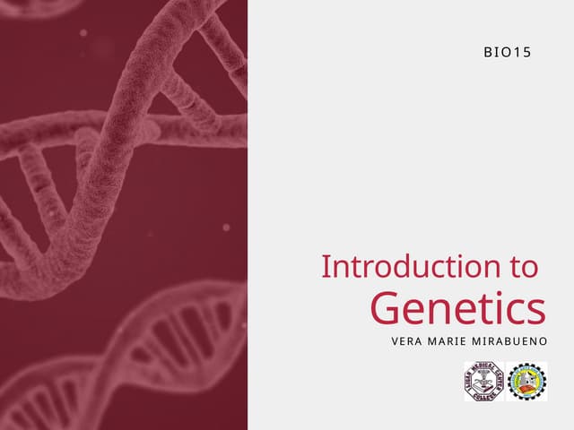 GENETICS.pptxGenetics is the study of heredity in general and of genes in par...