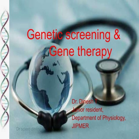 Genetic screening & gene therapy