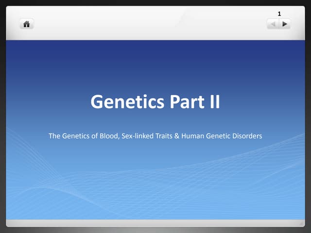 Genetics ii.2015