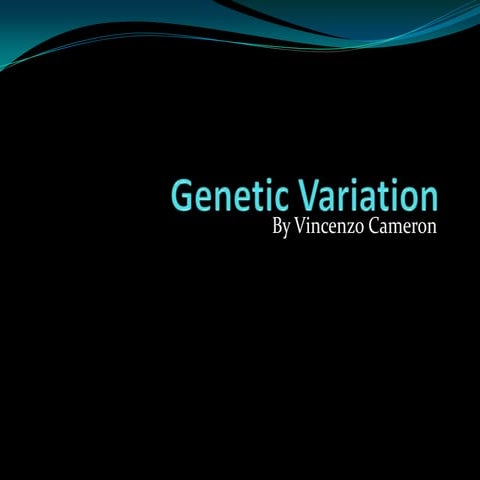 Genetic variation