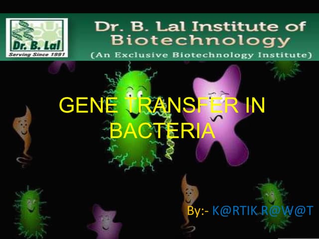 Horizontal gene transfer in bacteria | PDF | Biological Sciences | Science