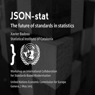 JSON-stat in the session "The futur...