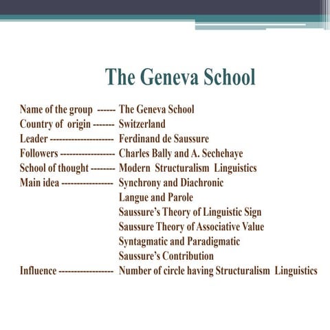 Geneva school