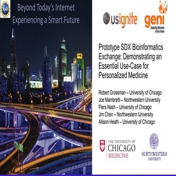 Prototype SDX Bioinformatics Exchange: Demonstrating an Essential Use-Case fo...