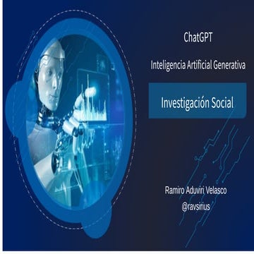 ChatGPT e Inteligencia Artificial Generativa